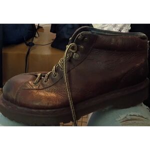 Dr. Martens 8287 brown leather lace up boots